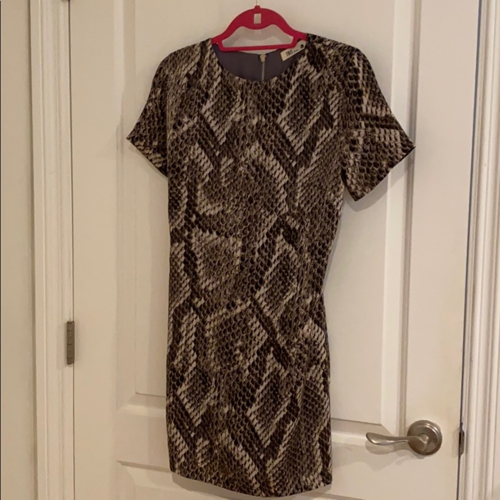 Gorgeous Silky Snake Skin Dress